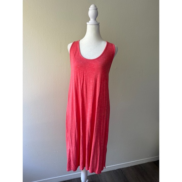 Anthropologie Dresses & Skirts - Anthropologie Saturday Sunday Coral Tank Midi Dress Racerback Casual Travel Sz M